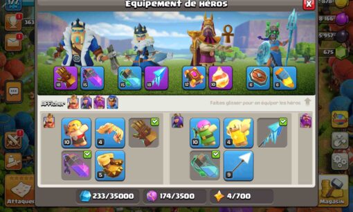 Achat compte clash of clans