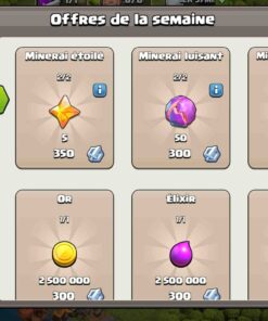Achat compte clash of clans