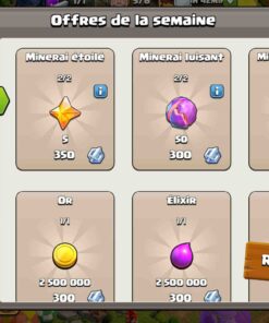 Achat compte clash of clans