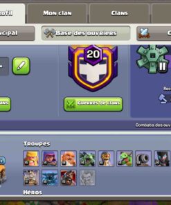 Achat compte clash of clans