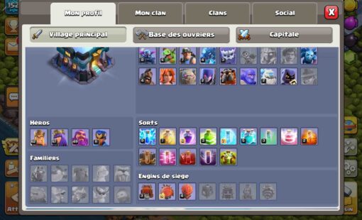 Achat compte clash of clans