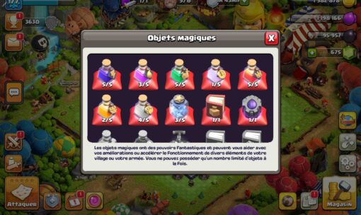 Achat compte clash of clans