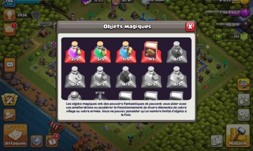 Achat compte clash of clans