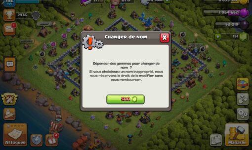 Achat compte clash of clans