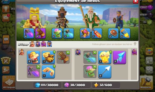 Achat compte clash of clans