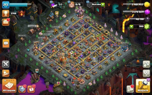 Acheter compte clash of clans