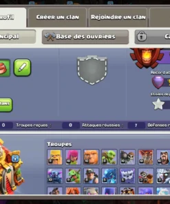 Acheter compte clash of clans