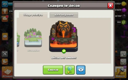 Acheter compte clash of clans