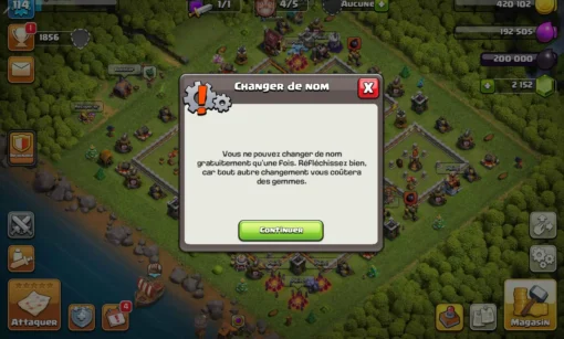 Acheter compte clash of clans