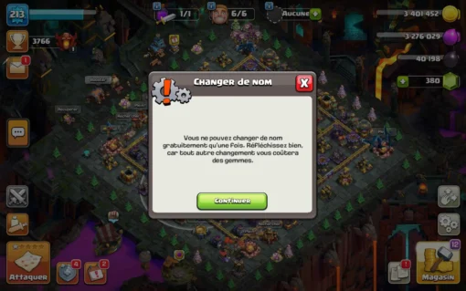 Acheter compte clash of clans