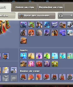 Acheter compte clash of clans
