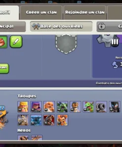 Acheter compte clash of clans