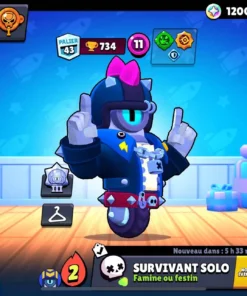 Vente de compte Brawl Stars avec 57K trophées
