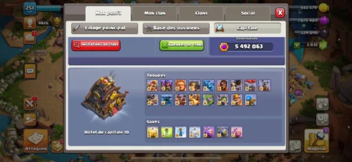 Achat compte clash of clans