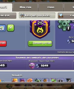 Achat compte clash of clans