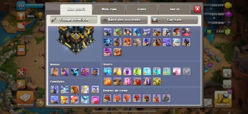 Achat compte clash of clans