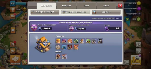 Achat compte clash of clans