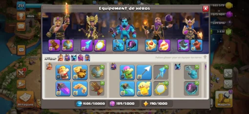 Achat compte clash of clans