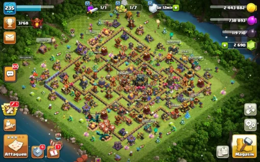 Vendre compte clash of clans