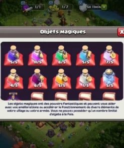 Vendre compte clash of clans