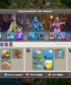Vendre compte clash of clans