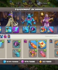 Vendre compte clash of clans