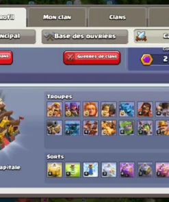 Vendre compte clash of clans